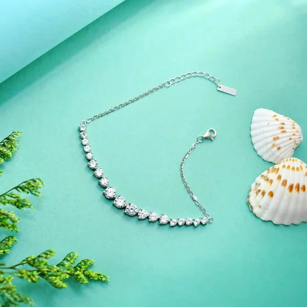 Modern Sparkle Diamond Bracelet