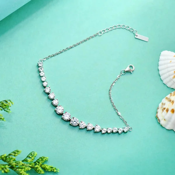 Modern Sparkle Diamond Bracelet