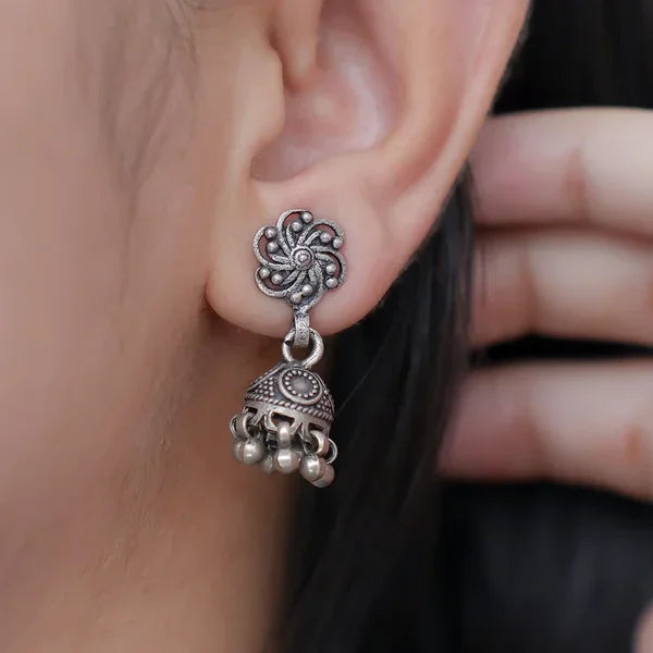 Oxidised Silver Antique Design Tops