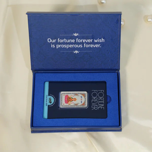 Fortune Forever Lakshmi Silver Bar Gift Box