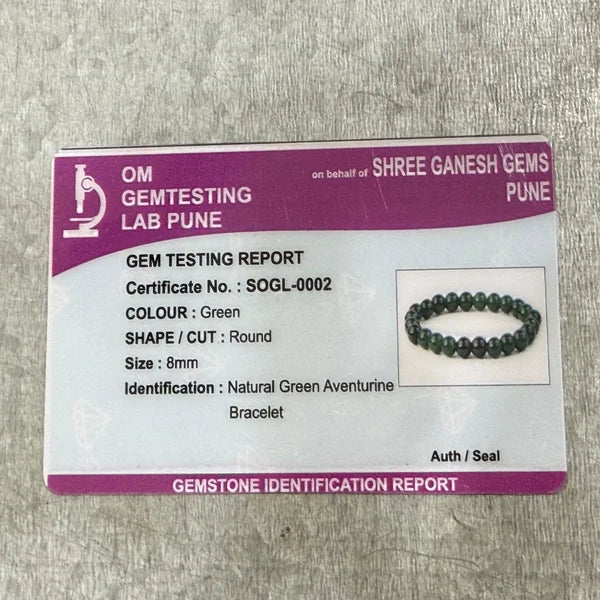 Natural Green Aventurine Bracelet