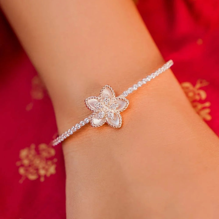 Pearl Blossom 92.5 Silver Bracelet