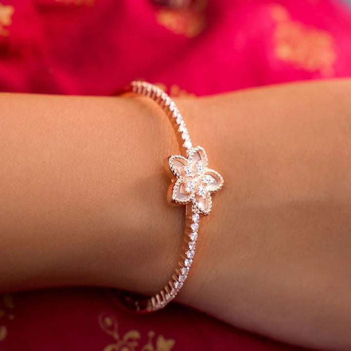 Pearl Blossom 92.5 Silver Bracelet