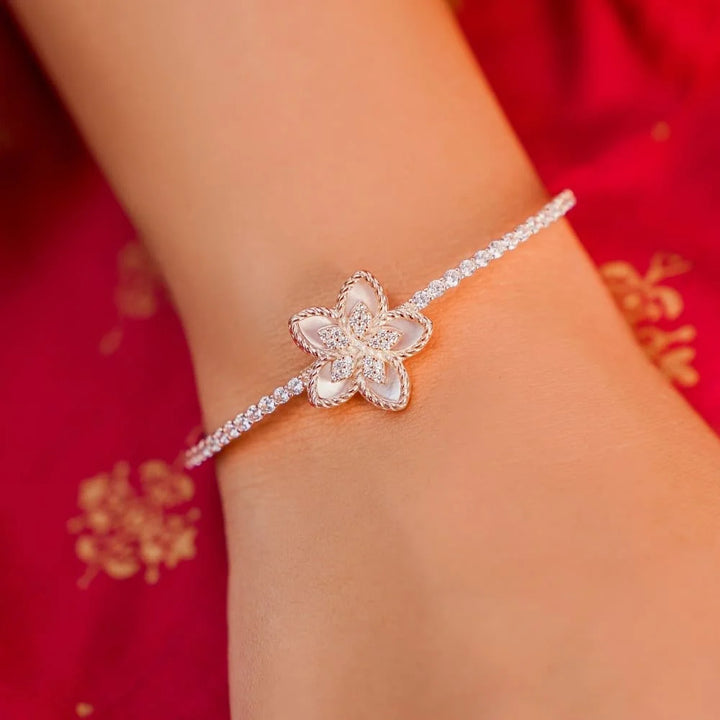 Pearl Blossom 92.5 Silver Bracelet