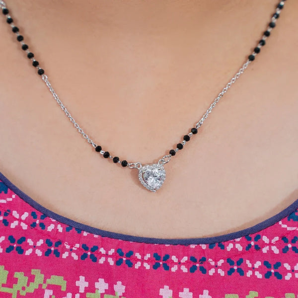 Diamond Heart Mangalsutra