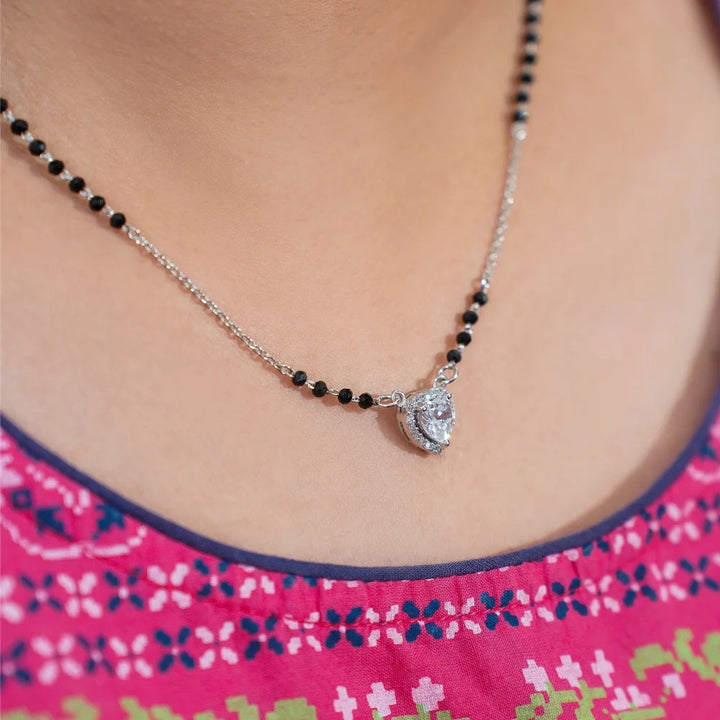 Diamond Heart Mangalsutra
