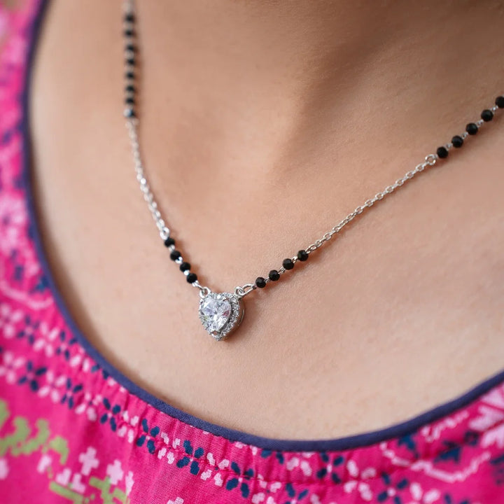 Diamond Heart Mangalsutra