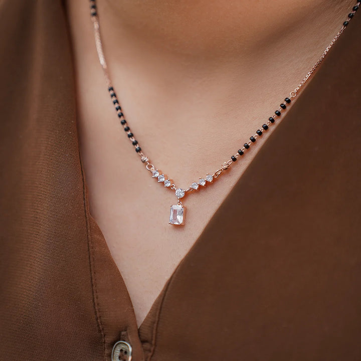 Emerald Drip Mangalsutra