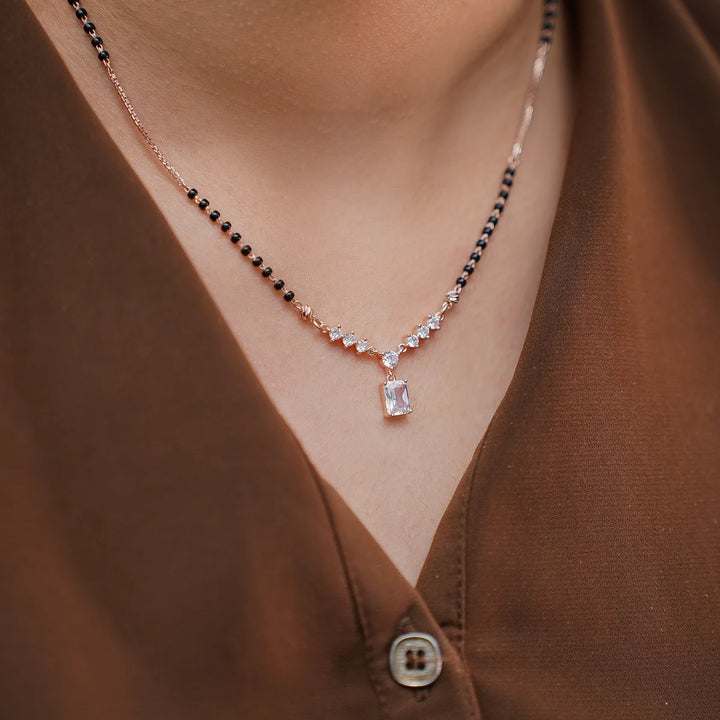 Emerald Drip Mangalsutra