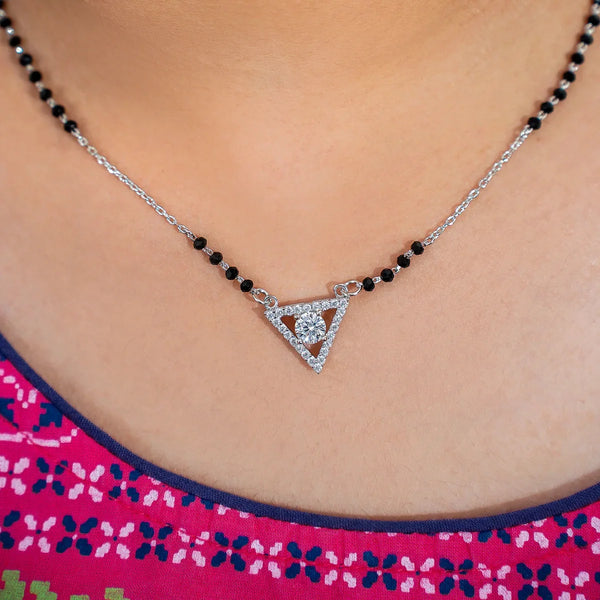 Triangle design Diamond Mangalsutra