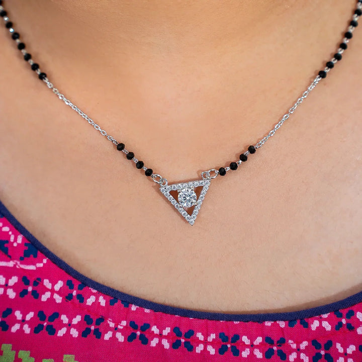 Triangle design Diamond Mangalsutra