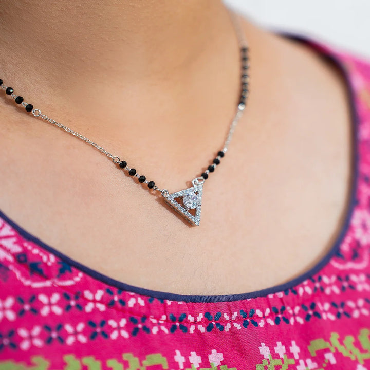 Triangle design Diamond Mangalsutra