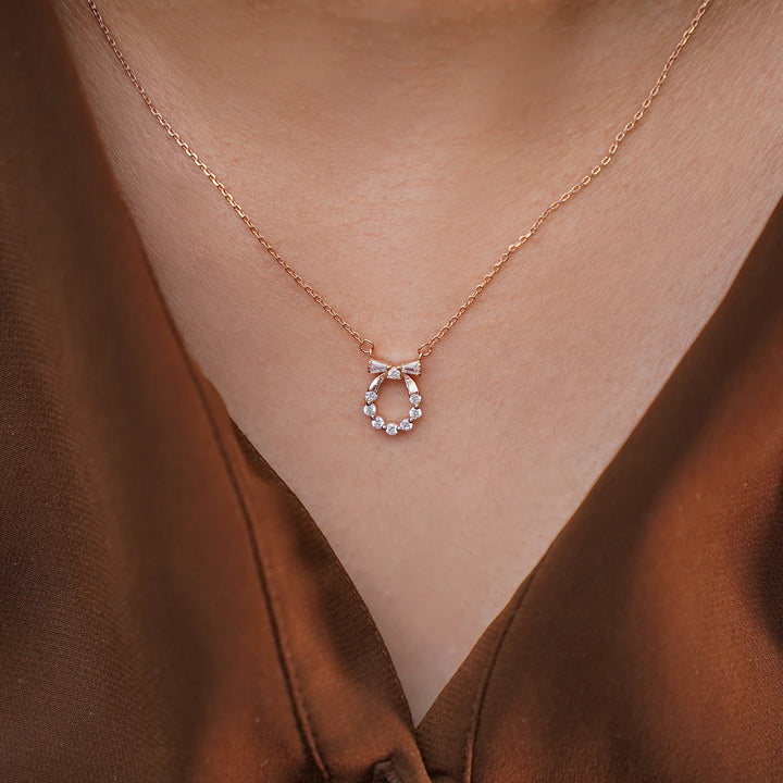 Bow & Wreath Pendant