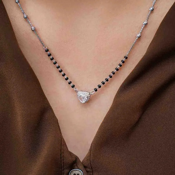 Sparkling Promise Silver Mangalsutra