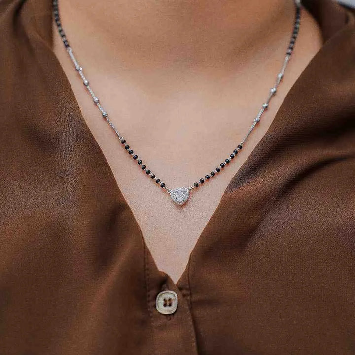Sparkling Promise Silver Mangalsutra