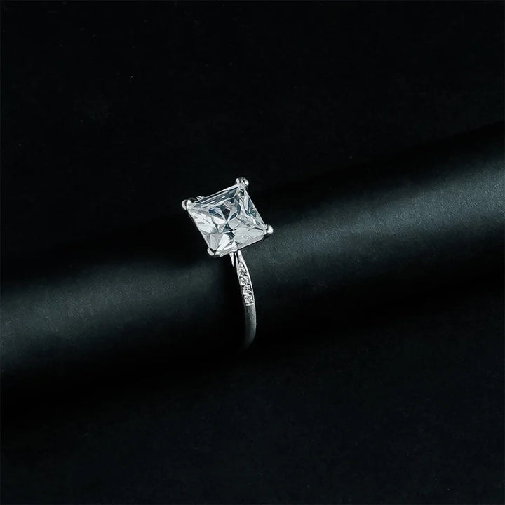 Princess Solitaire Ring