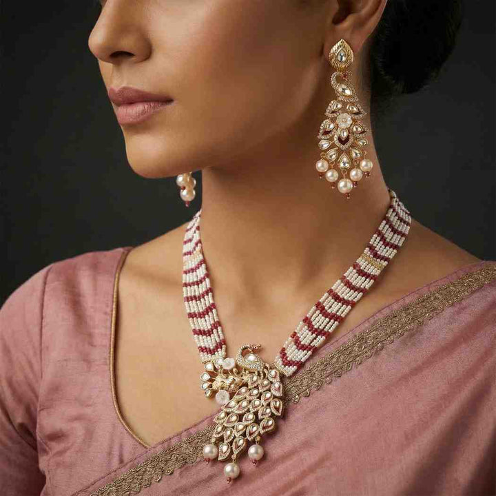 The Royal Peacock Tanmani Set – CRD Jewellers